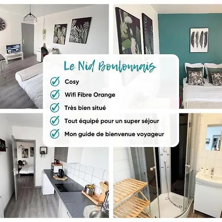 Le Nid Boulonnais - Emplacement Ideal - Cosy Lägenhet *